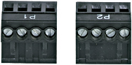  374280 / PNOZ X Set plug in screw terminals P1+P2